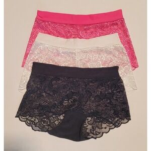 Women Multipack Nylon Lace Hipster Panty Stretch Full Briefs Size small SL2021FW